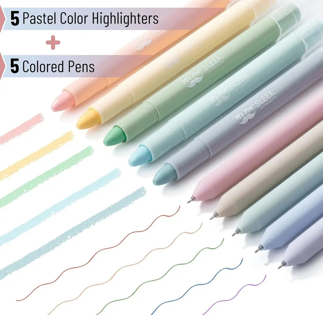 Preppy Pastel Bible Pen & Highlighter Set