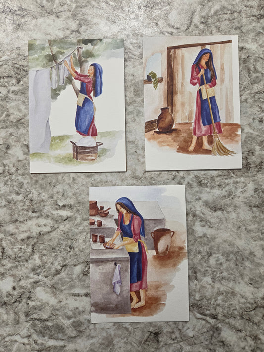 Mary's Work Trio | Print