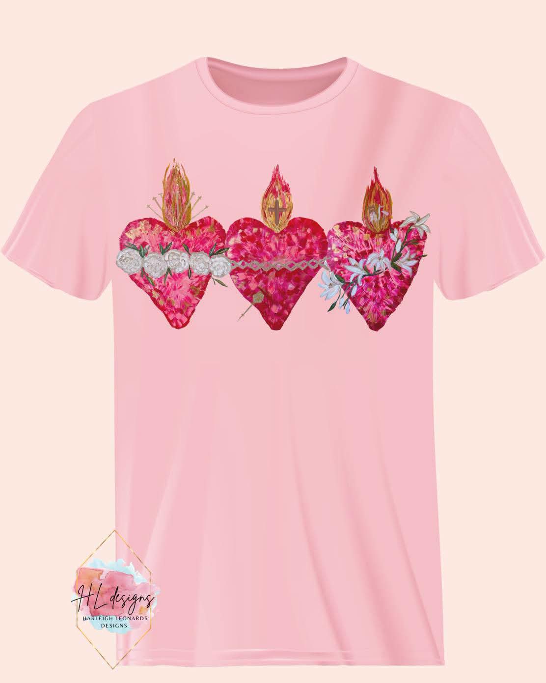 Holy Family of Hearts Shirt