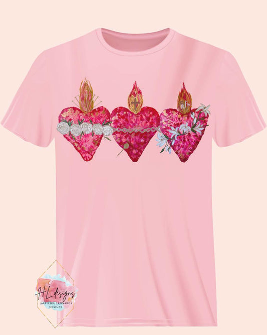 Holy Family of Hearts Shirt