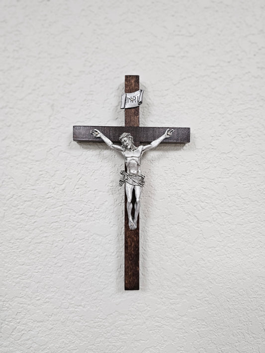 Traditional Walnut Crucifix