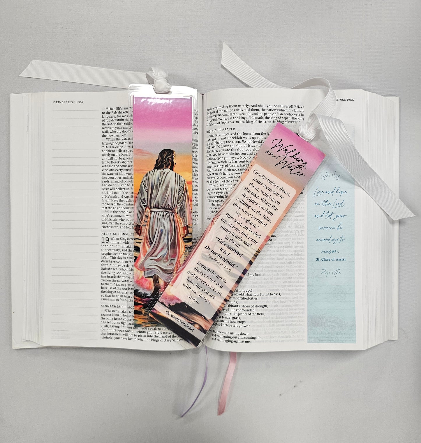 Walking on Water Bookmark