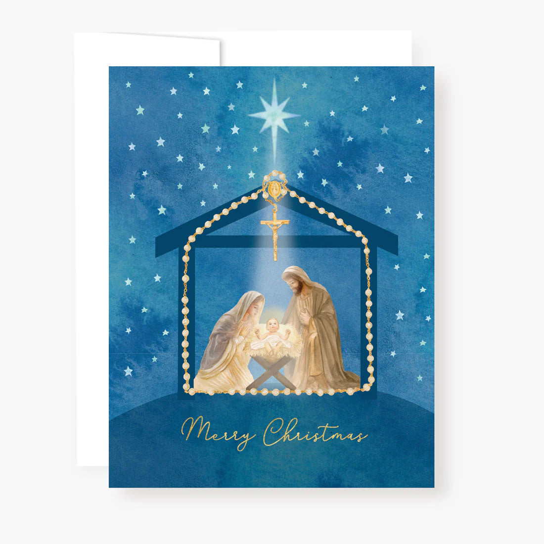 Rosary Card | Christmas Manger | Holy Family