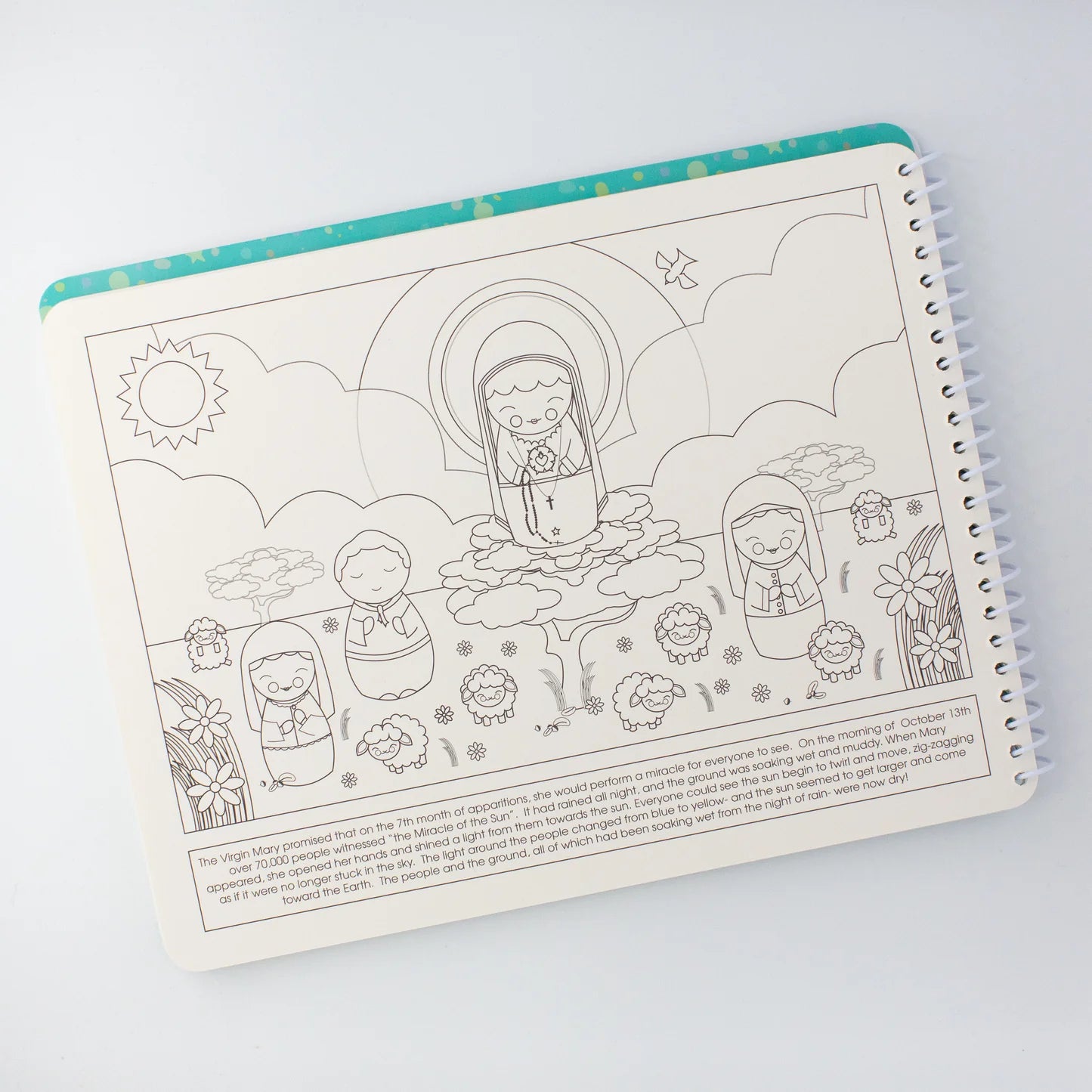 Saintly Scenes Book #1 - Reusable Sticker Scene and Coloring Book