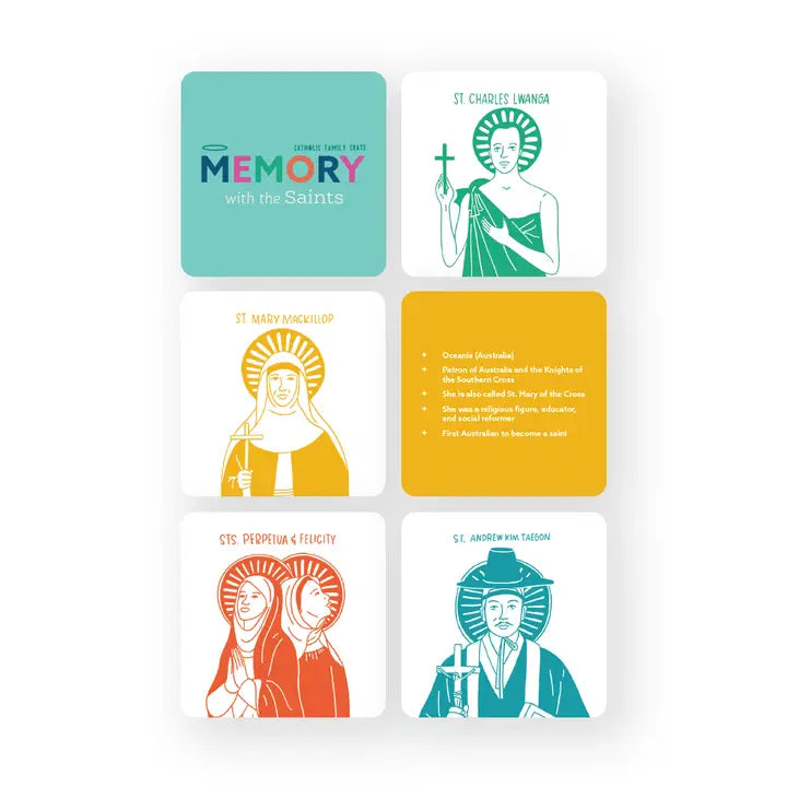 Saints Memory Game + Flashcards