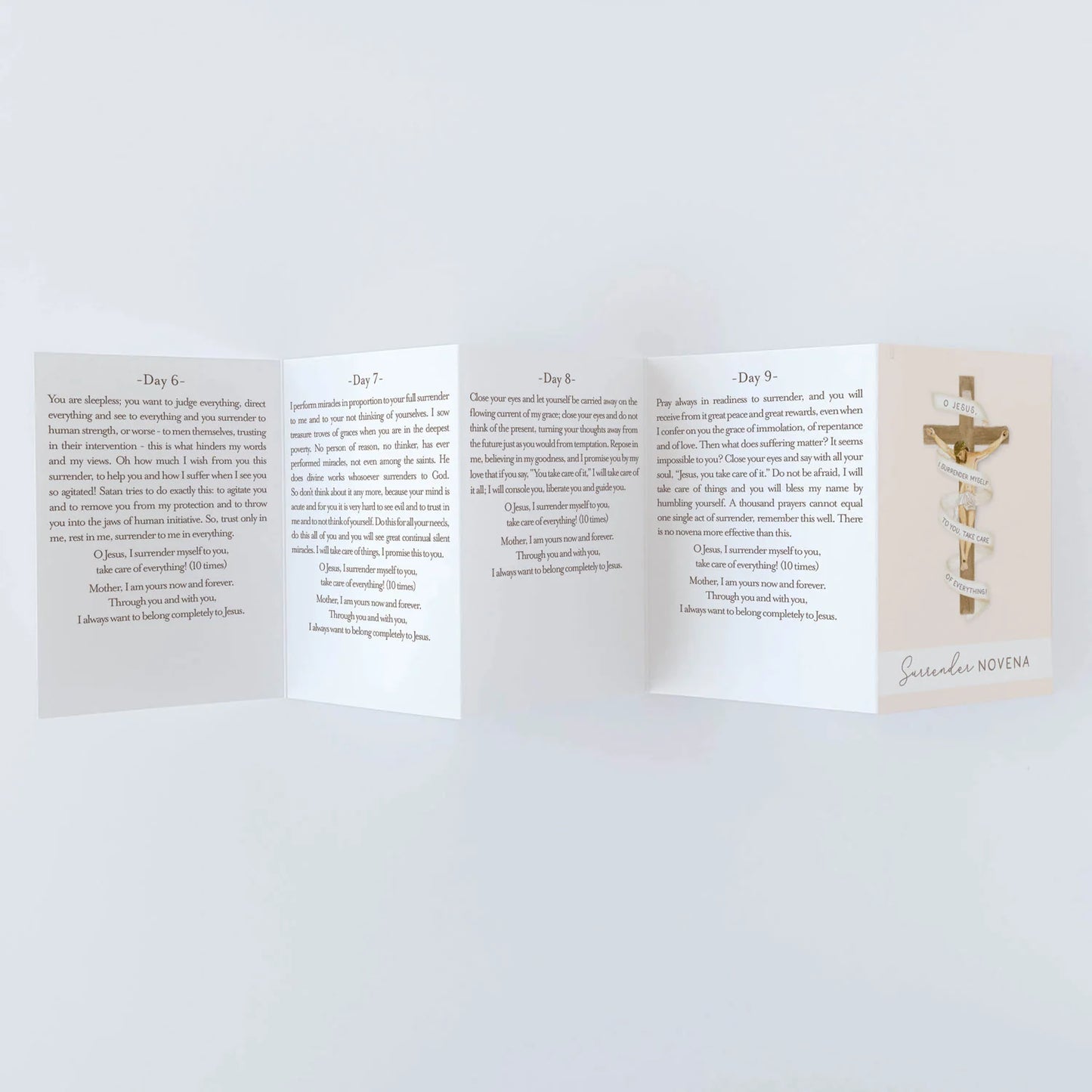 Surrender Novena Prayer Card