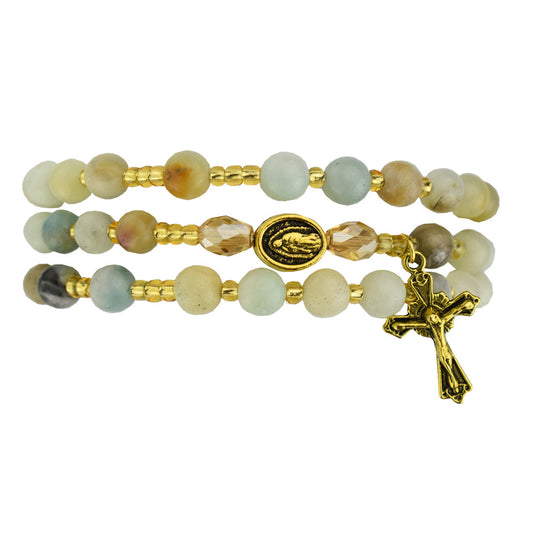 Guadalupe Twistable Rosary Bracelet