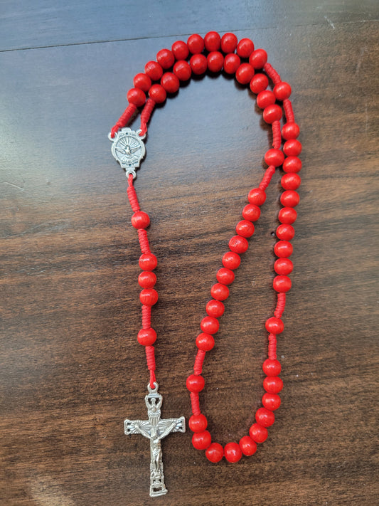 Holy Spirit Wooden Rosary