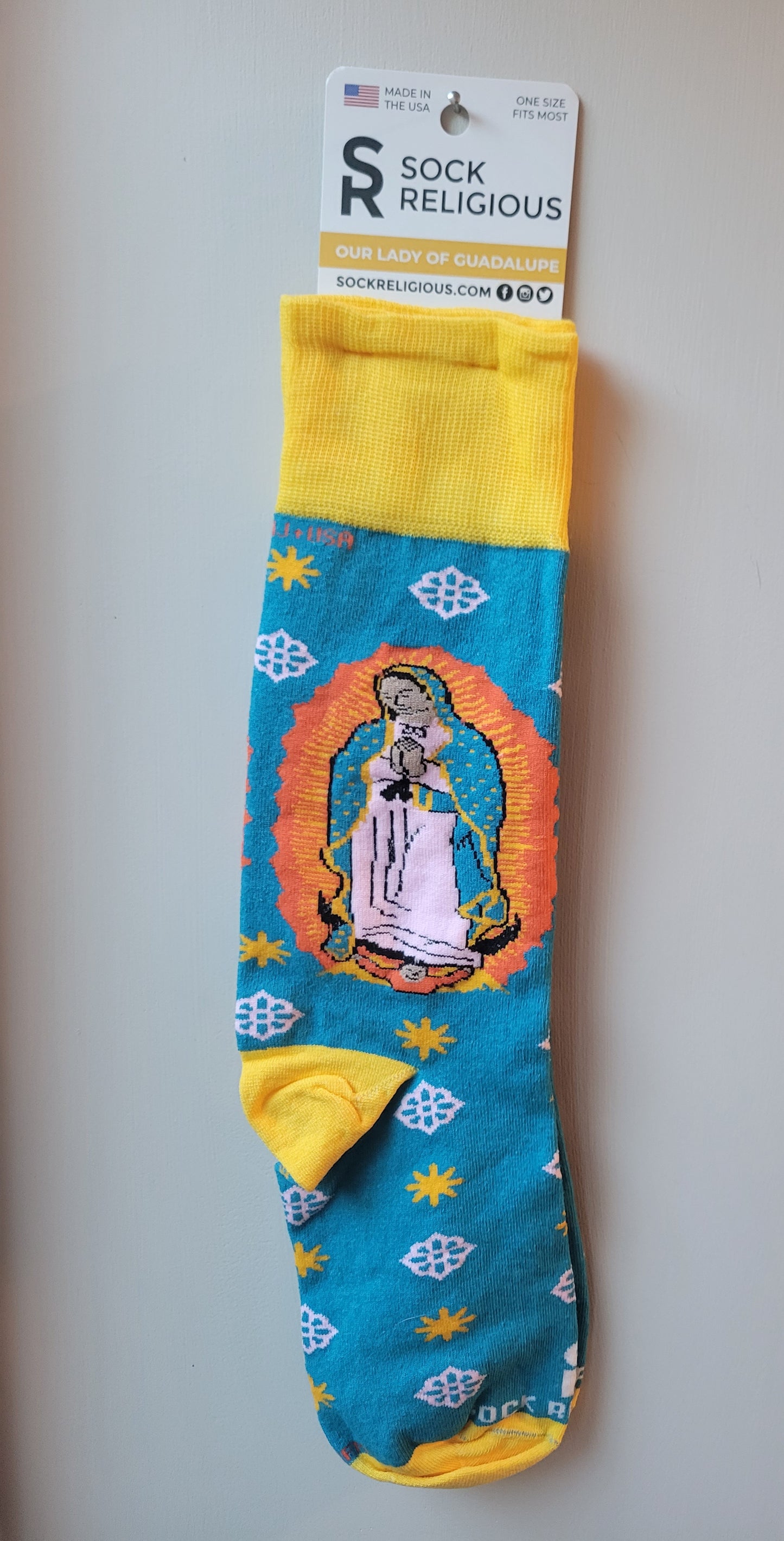 Our Lady of Guadalupe Socks